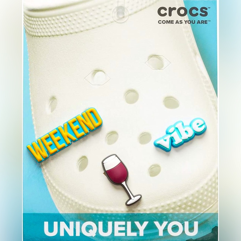 Crocs Uniquely You Weekend Vibes 3-Pack Jibbitz Charms